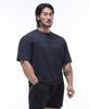 Pijikeolgameoncheu P2407 Mesh Color Block Functional Oversized Short Sleeve [Black]