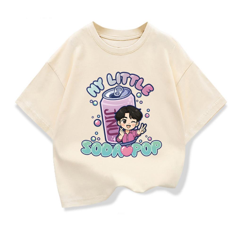Girls Fashion Clothes 2026 Summer Short-Sleeve T Shirts My Little Soda Pop Graphic Kids  Loose Tees Children's Casual Tee