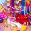 Świderki Dekoracyjne Retro Disco Lata 80 Party Płyty Winylowe 85Cm 6Szt.