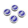 4Pcs Car Emblem Wheel Center Cover Hub Accessories For Fiat Abarth 500e Panda Tipo FR Argo Freemont Viaggio Bravo Punto Doblo