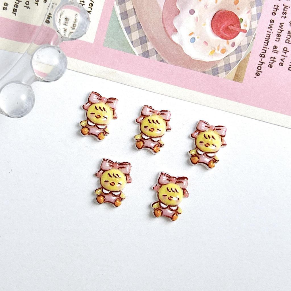 3D Cute Bear Nail Art Accessories: Mixed Style Cream Glue for DIY
