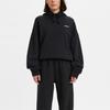 Levis Embroidered Pattern Pullover Solid Color Hoodie Men Hoodies Black A0747-0006