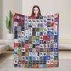 Super Soft Blanket Airplane Travel Balatro Game Card Joker Bedding Throws  Flannel Bedspread For Street Trend Sofa Bed Cover