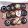 3XUF 70 Pcs Craft Buttons Round Buttons 4 Holes Buttons Resin Buttons Coat Buttons Shirt Buttons for DIY Handmade Clothes