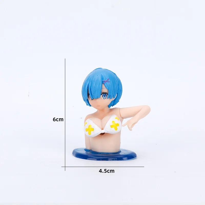 One Piece Action Figurine Beauty Model Chest Shaking Car Ornaments Shake Girl Dashboard Decoration Doll Bobbleheads Kawaii Sexy