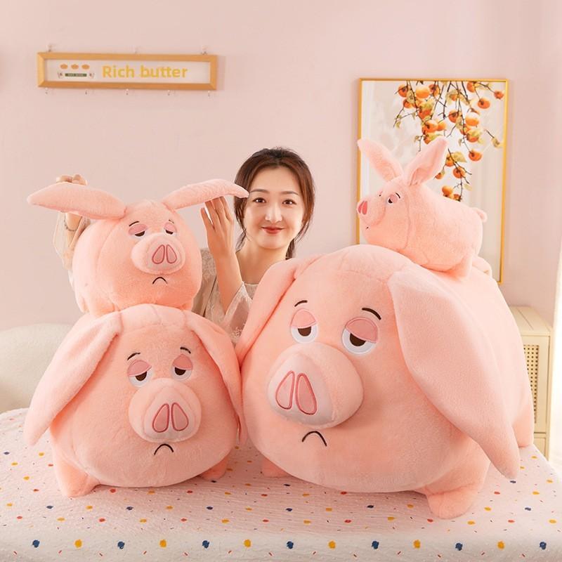 Cartoon Pink Pig Plush Toy Simulation Animal Doll  Birthday Gift Decoration Home