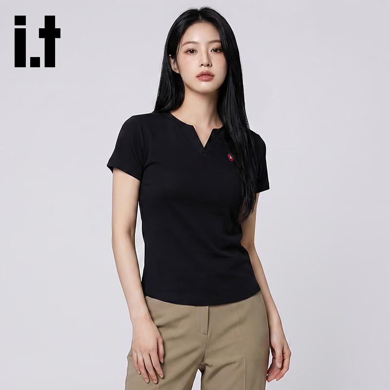Izzueit Women's V-Neck Short Sleeve T-Shirt