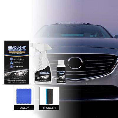 Car Headlight Restoration Polishing Headlamp Scratch Polish Paste Oxidation Remove Repair Liquid Remover Cleaning Headlight M4n7
