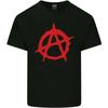 Anarchist Anarchismus Logo Symbol Aktivist Herren Leichtes Baumwoll-T-Shirt