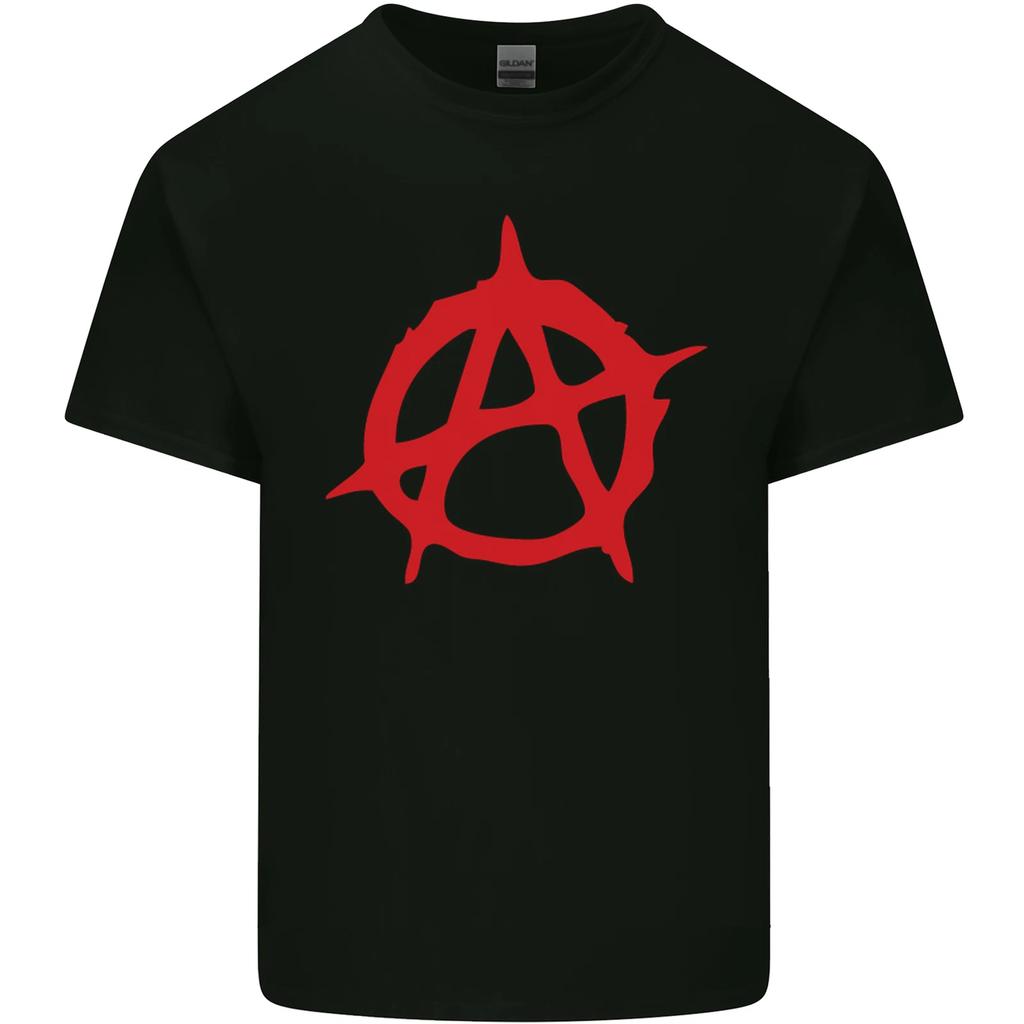 Anarchist Anarchism Logo Symbol Activist Mens Light Cotton T-Shirt