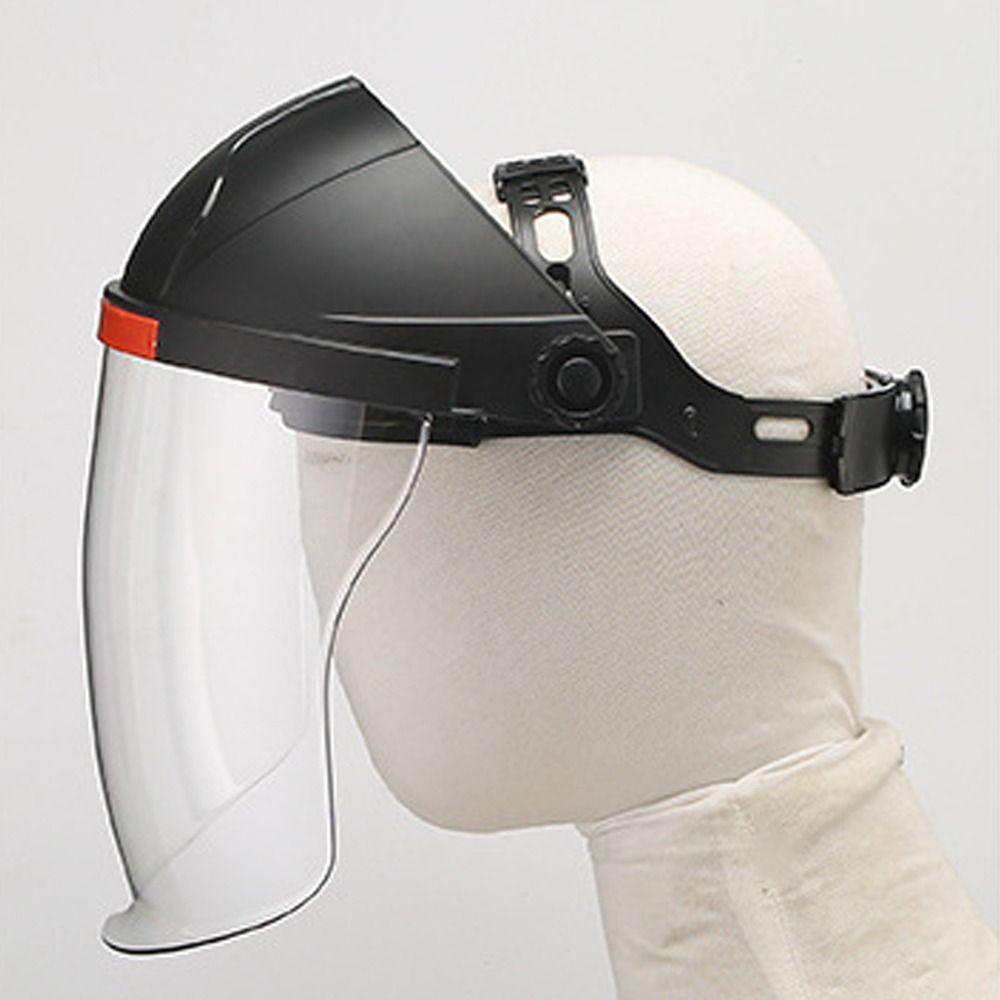 PC Plastic Welding Protective Mask Transparent Anti Splash Protective Face Cover Full Protection Flip Front Visor Face Mask