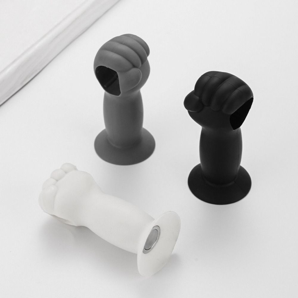 Silicone Silicone Door Stop Suction Cup Silence Protection Door Handle Cover Anti-Damage Protective Pad Silent Protection Pad