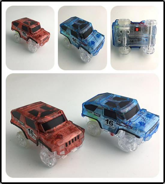 Luminous Magic Track Set: 360-Piece Electric Building Blocks for Kids