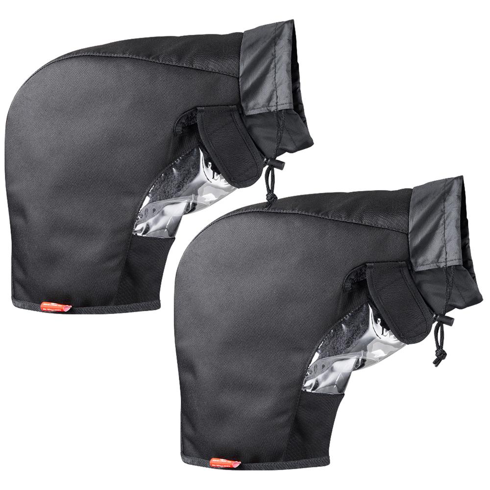 Motorcycle Handlebar Muffs Gloves for Winter Waterproof Motorcycle Handle Bar Mitts Riding Snowmobile E-Bike Thermal Gloves