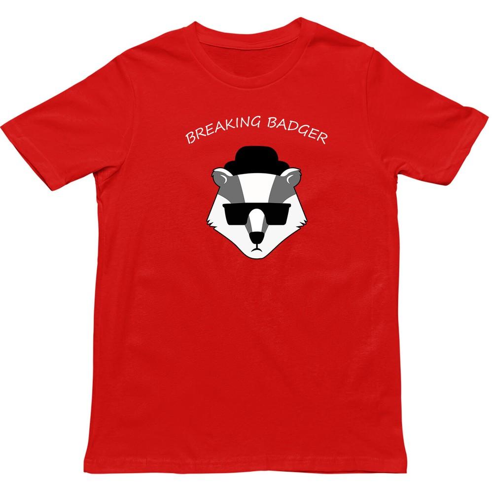 Breaking Badger Shirt Funny Animal Tshirt Animal Lovers Tee Funny Animal Top S