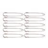 10 Pieces DIY Safety Pins Blanket Pins Spring Lock Pins for DIY Brooch Making