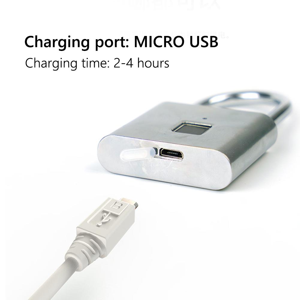 Elektroniczny półprzewodnikowy zamek na odcisk palca Inteligentny zamek do drzwi Akumulatorowa kłódka zabezpieczająca do akademika domu