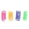 4pcs Cat Colorful Spirals Spring Toys Plastic Coils Iq Training Toys Pet Supplies For Indoor Cats