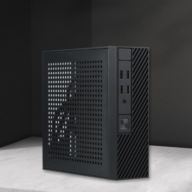ITX-Computergehäuse Server-Chassis Gaming-Netzteil Einfach zu bedienen M10 Industriesteuerung HTPC-Gehäuse für Heimausstattung