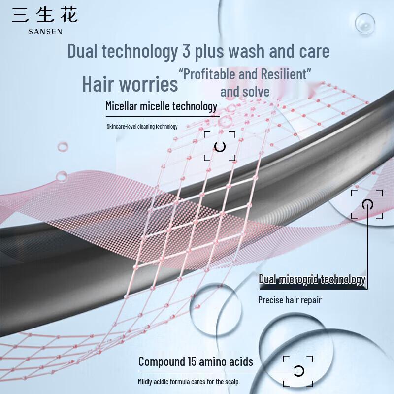 Pehchaolin Sansheng Flower Essential Oil Fragrance Shampoo