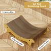 Wooden Cat Scratching Pads Multifuction Cats Sleeping Bed Natural Wear-resistant Cat Scratch Board Kitten Grinding Cats Toys