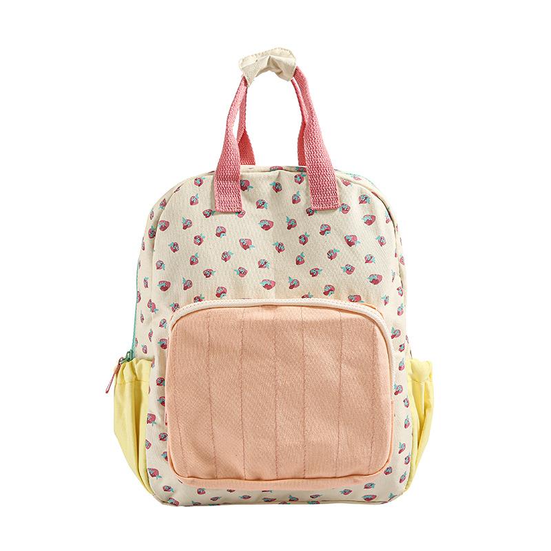 Schoolbag cute schoolbag female junior high school student large capacity ins Mori versatile floral backpack female sweet travel backpack