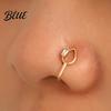 High-end Nose Jewelry 5 Pcs Ring Hoops for Women Geometry