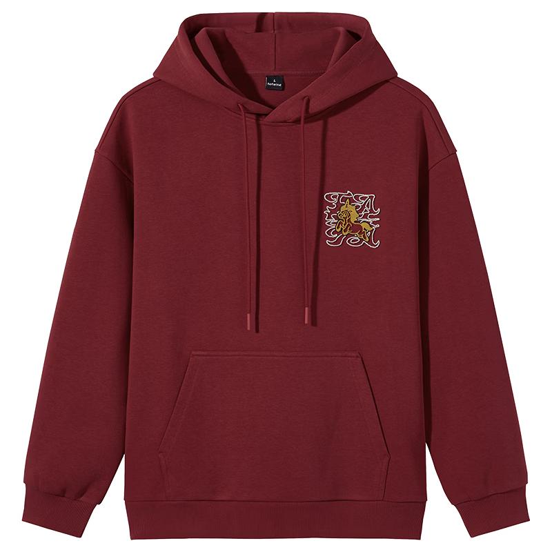 Hotwind Men s Pegasus Embroidered Hooded Sweatshirt XL