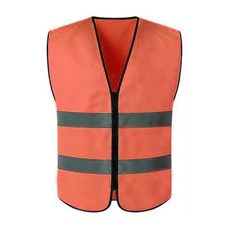 Reflective Multi-Pocket Safety Vest for Traffic, Construction, Cycling, and Sanitation.