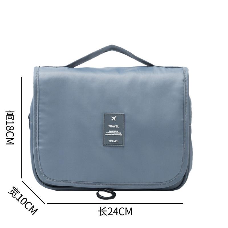 Travel Hanging Hook Wash Bag Large Capacity Foldable Cosmetic Bag Multifunctional Storage Portable Handbag