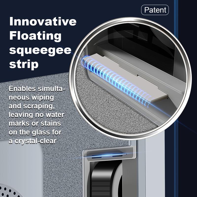 Window Cleaning Robot Liectroux S11,4-Way Water Spray,9Kpa,Home Glass Floor Wall Tiles Cleaner Robot,Strong Vacuum,Smart Memory