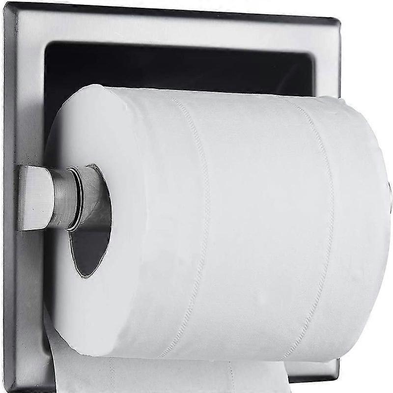 Recessed Toilet Paper Holder Brushed Nickel Toilet Paper Holder Wall Mounted Toilet Paper Holder
