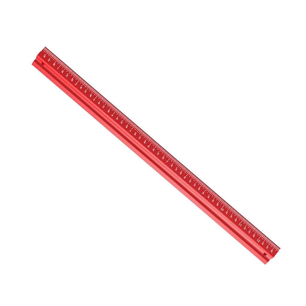 Portable Woodworker Ruler Aluminum Alloy Carpentry Marking Tool Versatile Pocket Ruler Lightweight for Carpenter