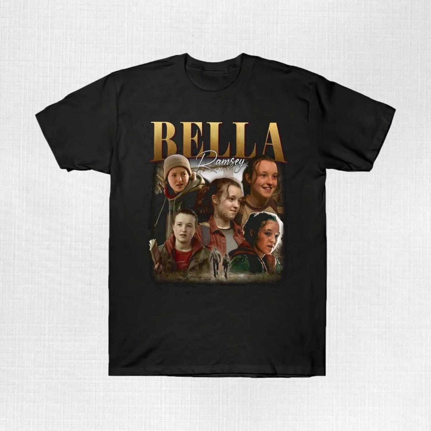 

Bella Ramsey Shirt Bella Ramsey Homage Vtg Tee XXXXXL чорний