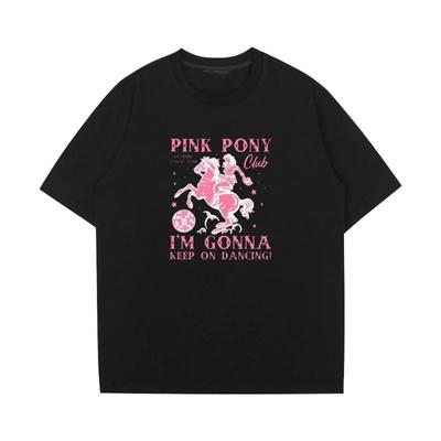 Chappell Roan Pink Pony Club Midwest Princess Tour Band Printed T Shirt Cotton Harajuku Casual Short Sleeve T-shirts Unisex
