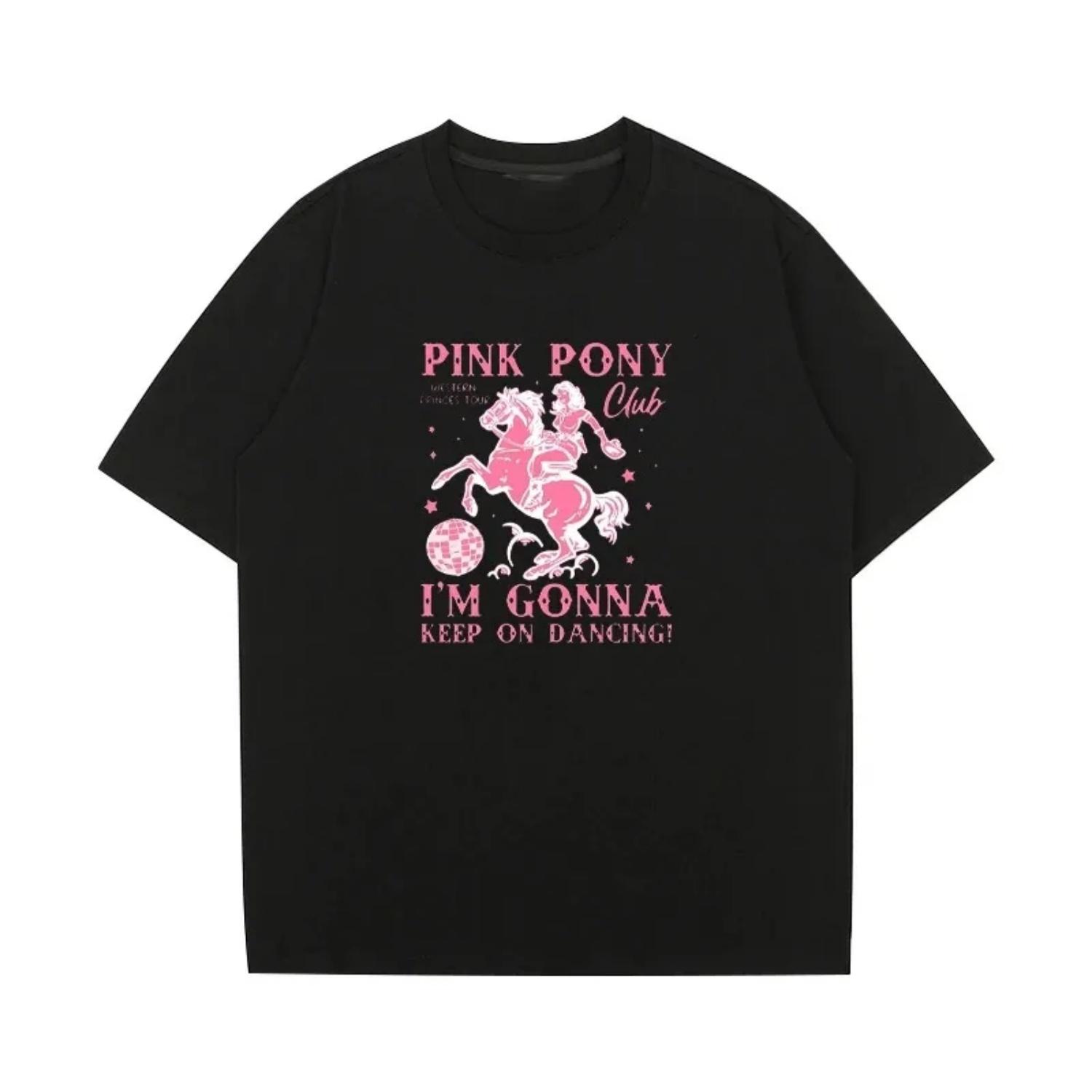 

Chappell Roan Pink Pony Club Midwest Princess Tour Band printed T Shirt Cotton harajuku Casual Short Sleeve T-shirts Unisex S чёрный