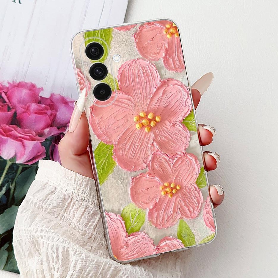 For Samsung Galaxy A16 A26 A36 A56 Case Fashion Painted Cover Soft Slim Phone Case For Samsung A36 A 16 26 56 Galaxy A56 5G Bags