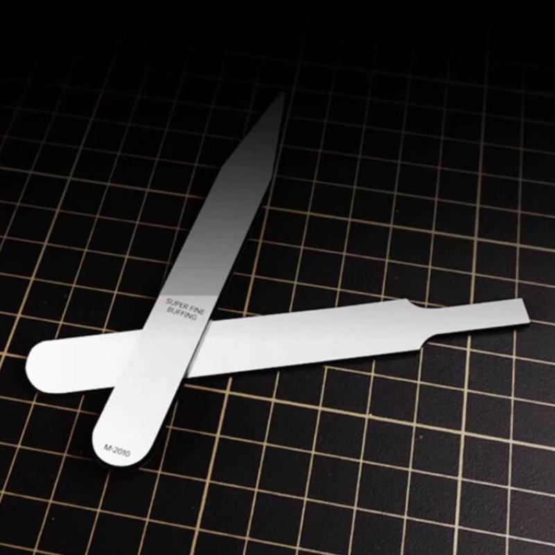 Precision Glass File 1Pcs, Durable Nub Remover for Scale Models, Mirror Finish Polishing Tool for Residue Grinding DIY Making