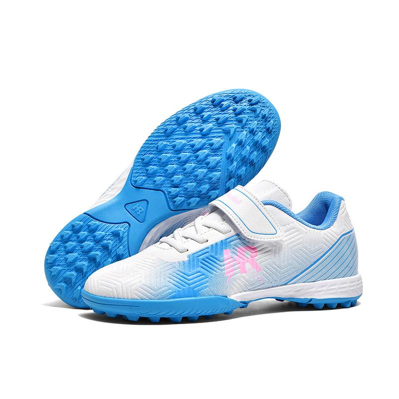 

New School Children s Velcro Indoor Outdoor Sports Football Shoes Boys Size 32-39 One 2025 32