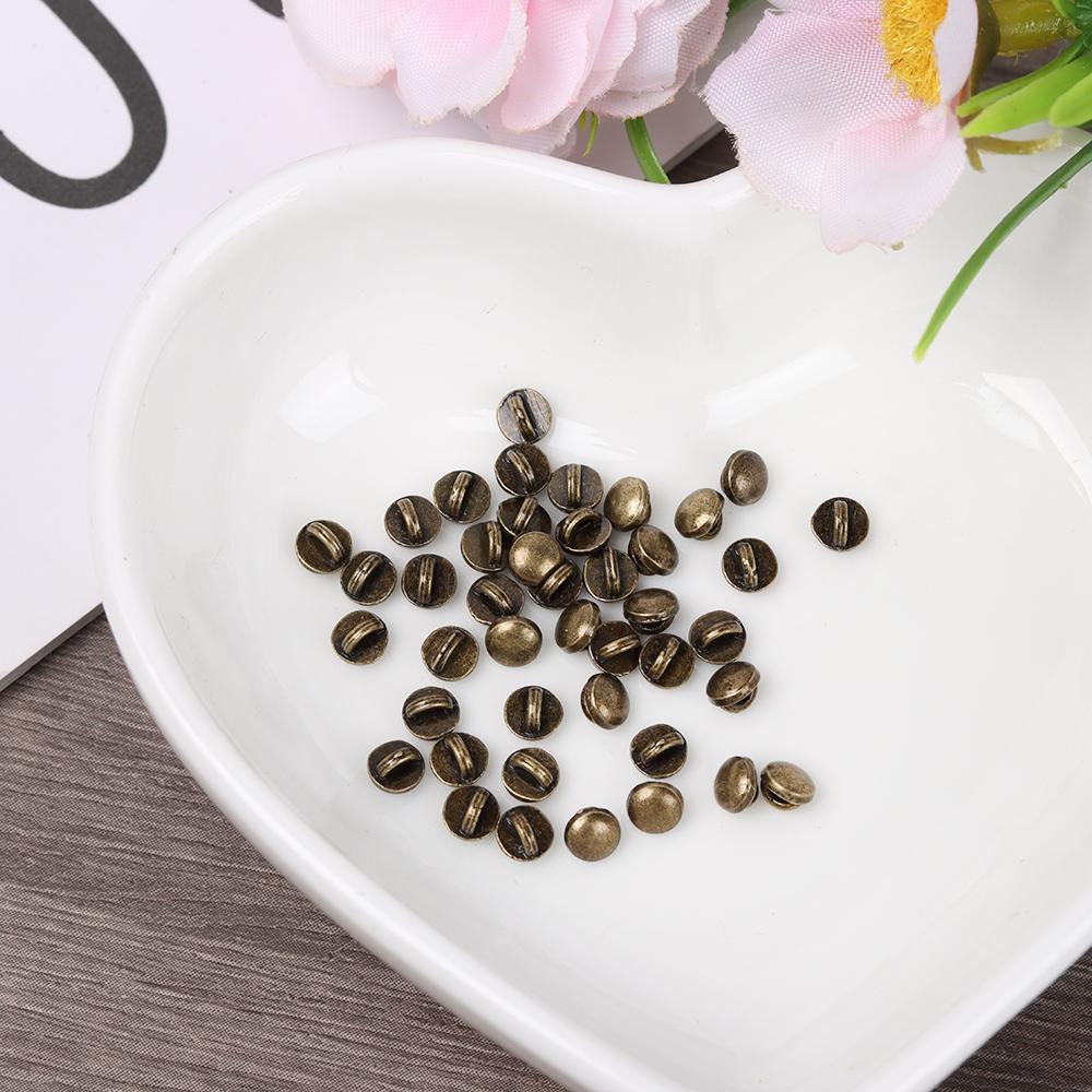 Hochwertige Mini DIY Puppe Ultrakleine Schnalle Solide Runde Knöpfe Gürtelschnallen 1/6 Puppenkleidung