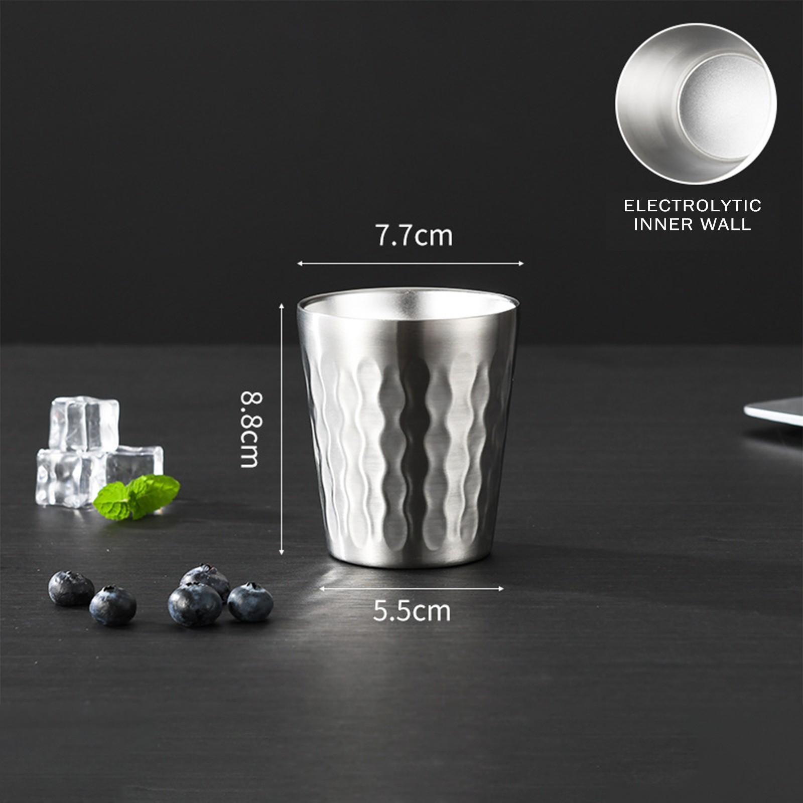 

Двухслойная пивная кружка из нержавеющей стали 304 для кофе One Size серебряный