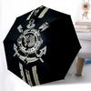 Corinthians3pattern, automatic folding umbrella, portable and foldable design, 8 ribs, a Christmas or birthday gift.