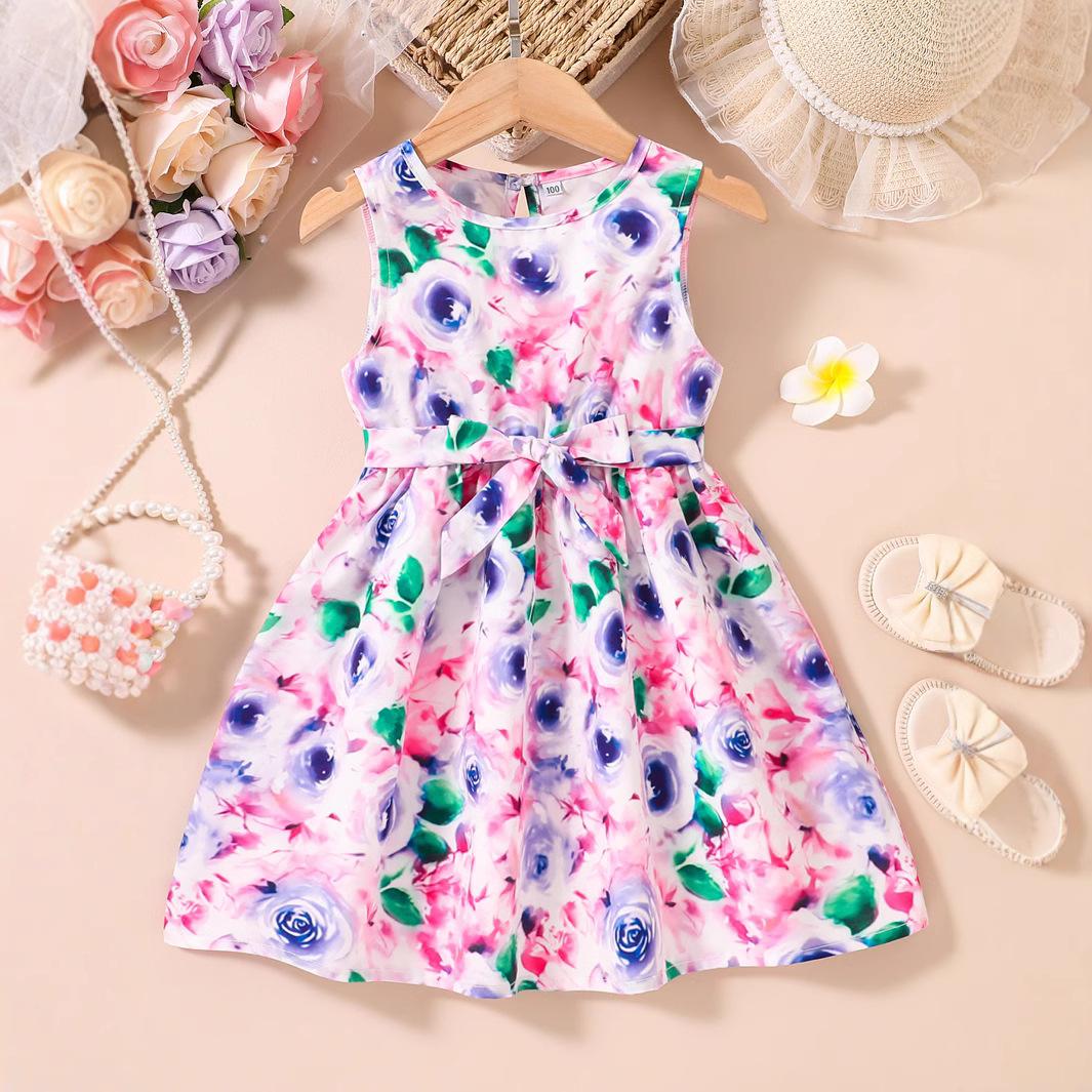 

Милое платье для девочек, летнее детское модное платье принцессы 90cm