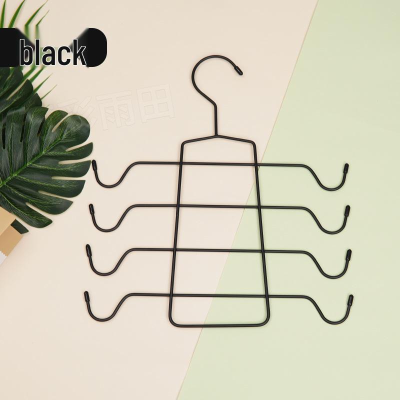 

Space-Saving Multifunctional Four-Layer Skirt and Pants Hanger Multilayer Rack