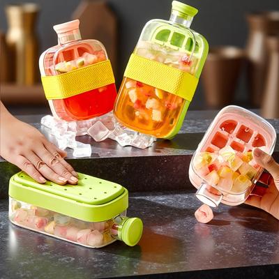 Ice Cube Mold - Round Ball Sphere Whiskey Ice Maker, Easy Release Leakproof Silicone Tray for Cocktails & Water Bottles