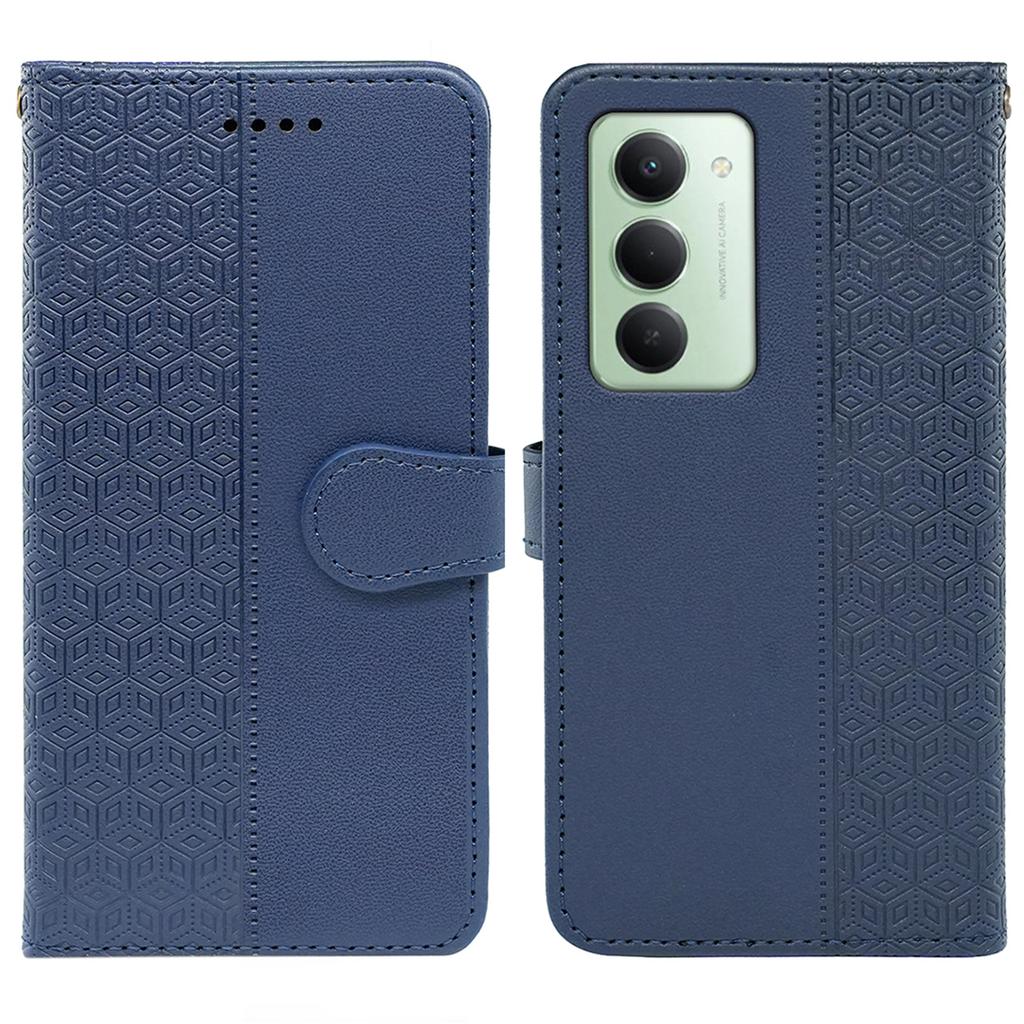 Pro Xiaomi Redmi 15 5G (Globální) (169 mm) Peněženka Pouzdro na telefon Vzorový otisk Kožený flipový kryt