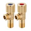 G12 Brass   Cold Inlet Valve Bathroom Faucet Stop Valve Kitchen Sink Basin Triangle Valve Water Pressure Regulator
