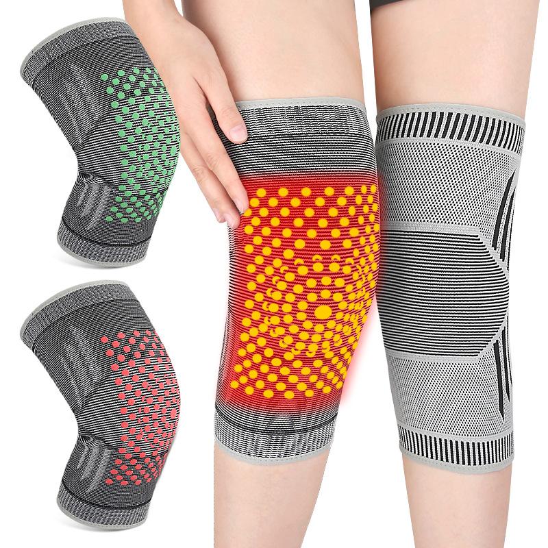 Graphene Sports Knee Pads Men and Women Knitted Breathable Cycling Basketball Running Sports Protective Gear Air-conditioned Room Warm Knee Pads