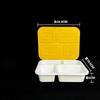 Disposable Thickened Food Container 3 4 5 Compartments with Lid for Canteen Business Meal Delivery