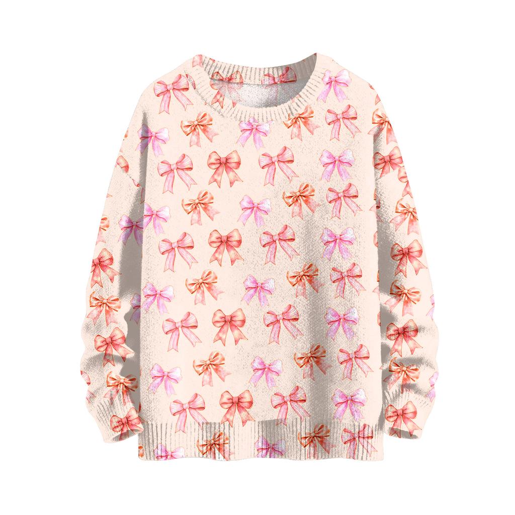 Sweatshirts For Children Boys And Girls Knit Sweater Cute Shirt Fall Crewneck Pullover Tops